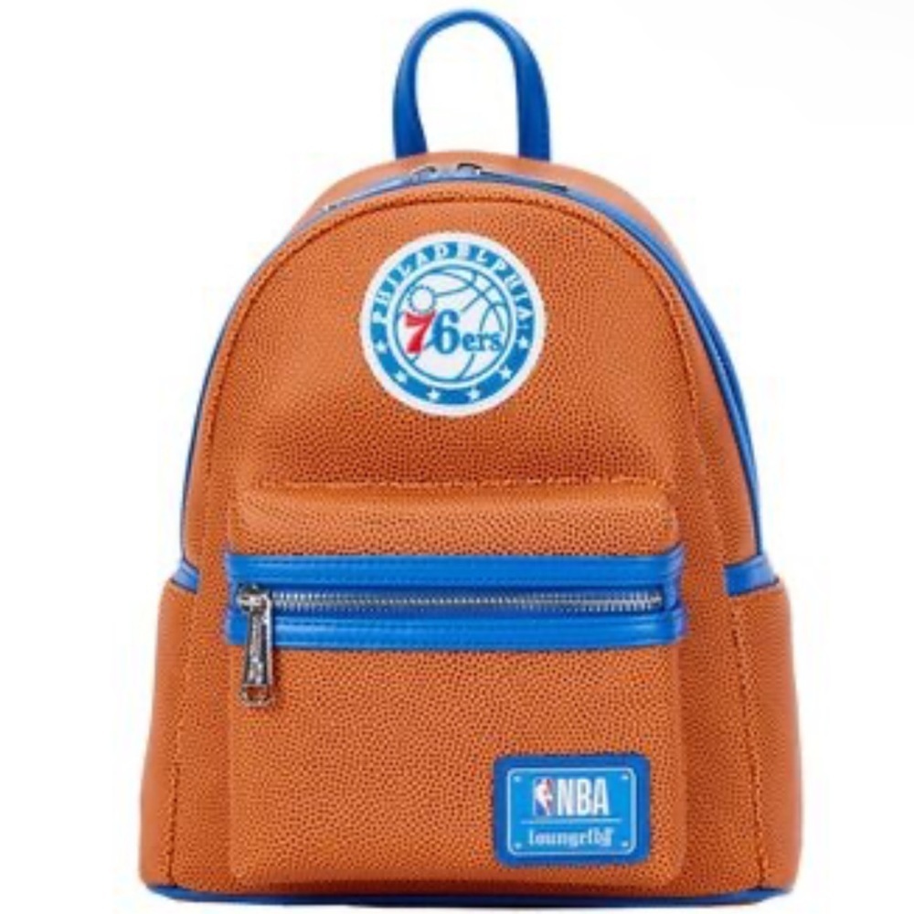 Loungefly | NBA Philadelphia 76ers Basketball Logo Mini Backpack
